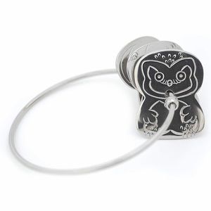 Kleynimals nontoxic baby teether rattle keys ring stainless